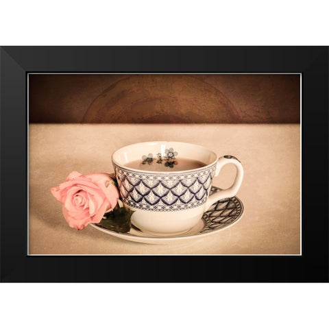 High Tea 1 Black Modern Wood Framed Art Print by LightBoxJournal