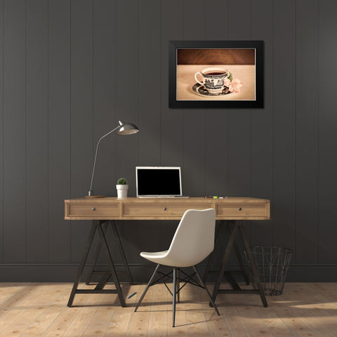 High Tea 2 Black Modern Wood Framed Art Print by LightBoxJournal