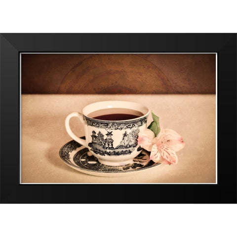 High Tea 2 Black Modern Wood Framed Art Print by LightBoxJournal