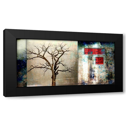 Cottonwood Tree Part 12 Black Modern Wood Framed Art Print with Double Matting by LightBoxJournal