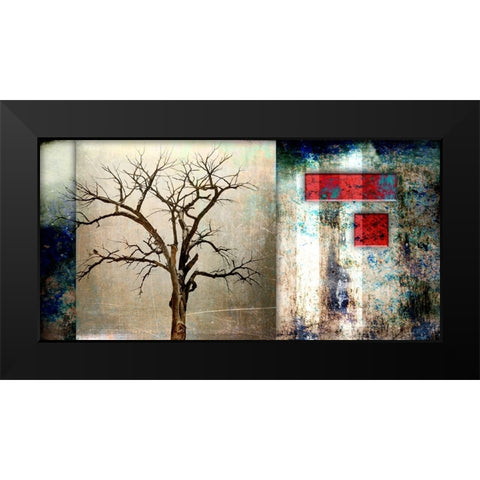 Cottonwood Tree Part 12 Black Modern Wood Framed Art Print by LightBoxJournal