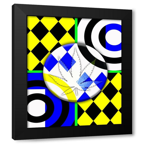 Pot 5 Black Light 2 Black Modern Wood Framed Art Print with Double Matting by LightBoxJournal