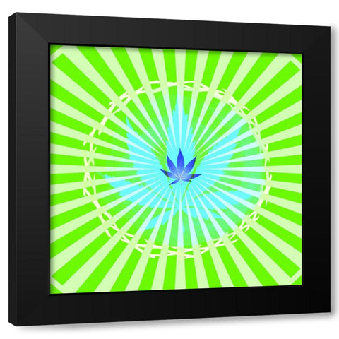 Pot 6 Black Light 3 Black Modern Wood Framed Art Print with Double Matting by LightBoxJournal