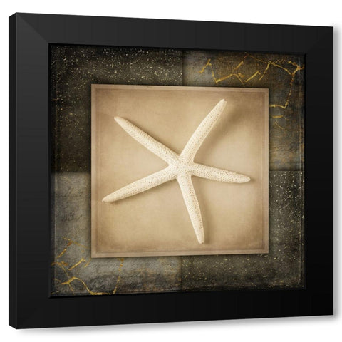 Light Gold Sea Warm 3 Black Modern Wood Framed Art Print with Double Matting by LightBoxJournal