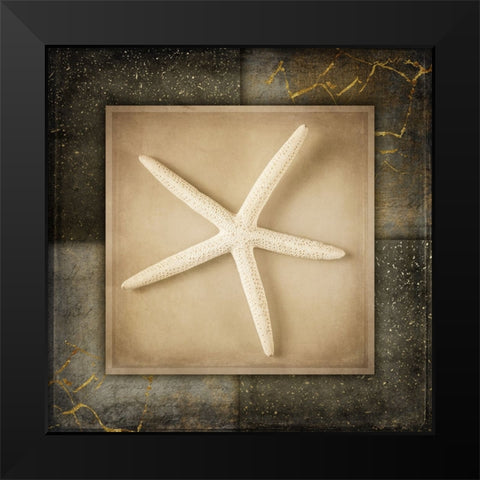 Light Gold Sea Warm 3 Black Modern Wood Framed Art Print by LightBoxJournal