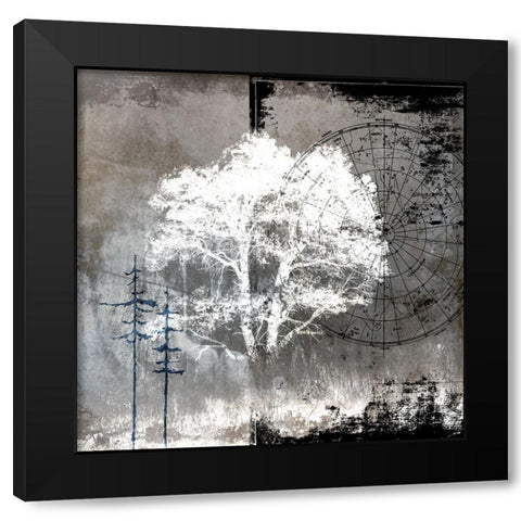 July Tree 10 Black Modern Wood Framed Art Print with Double Matting by LightBoxJournal