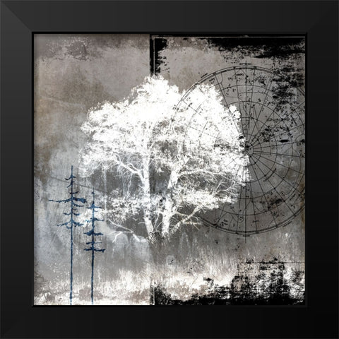 July Tree 10 Black Modern Wood Framed Art Print by LightBoxJournal