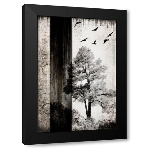 July Tree 11 Black Modern Wood Framed Art Print by LightBoxJournal