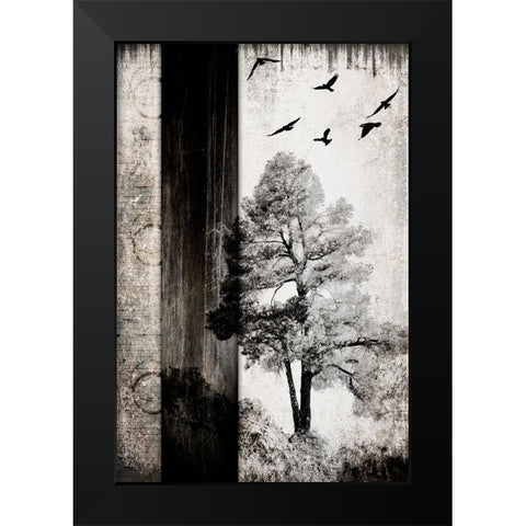 July Tree 11 Black Modern Wood Framed Art Print by LightBoxJournal