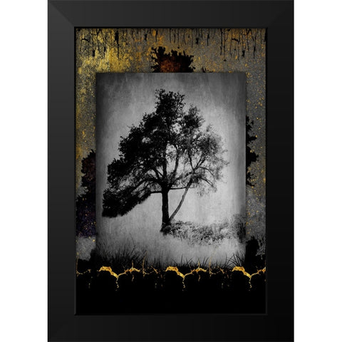 July Tree 6 Black Modern Wood Framed Art Print by LightBoxJournal
