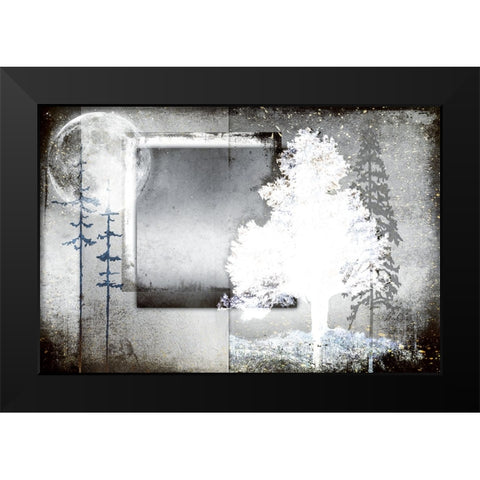 July Tree 7 Black Modern Wood Framed Art Print by LightBoxJournal