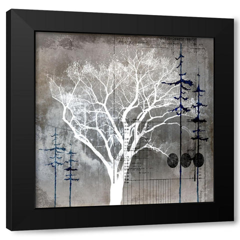 July Tree 8 Black Modern Wood Framed Art Print with Double Matting by LightBoxJournal
