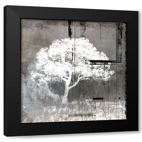 July Tree 9 Black Modern Wood Framed Art Print by LightBoxJournal
