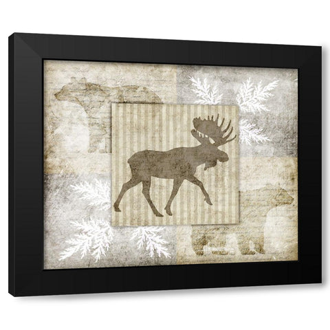 Decorative Lodge Black Modern Wood Framed Art Print by LightBoxJournal