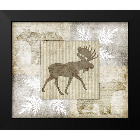Decorative Lodge Black Modern Wood Framed Art Print by LightBoxJournal