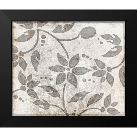 Decorative Pattern 2 Black Modern Wood Framed Art Print by LightBoxJournal