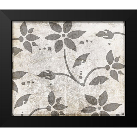 Decorative Pattern 3 Black Modern Wood Framed Art Print by LightBoxJournal