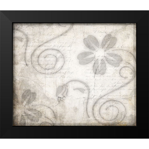 Decorative Pattern 4 Black Modern Wood Framed Art Print by LightBoxJournal