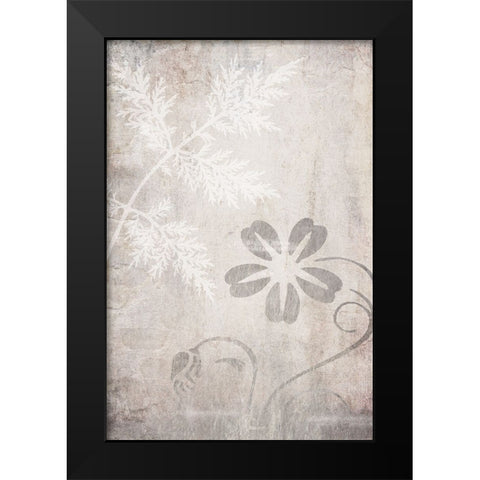 Decortive Pattern Black Modern Wood Framed Art Print by LightBoxJournal