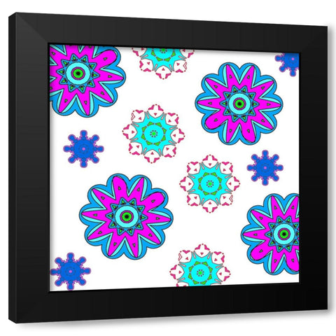 Go Bo Ho 2 Black Modern Wood Framed Art Print by LightBoxJournal