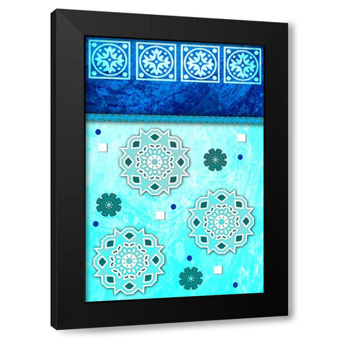 Go Bo Ho 4 Black Modern Wood Framed Art Print by LightBoxJournal