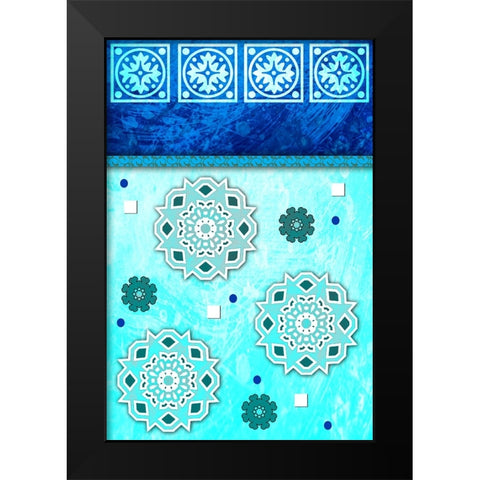 Go Bo Ho 4 Black Modern Wood Framed Art Print by LightBoxJournal