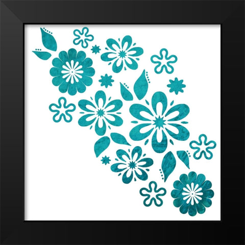 Go BoHo 5 texture Black Modern Wood Framed Art Print by LightBoxJournal