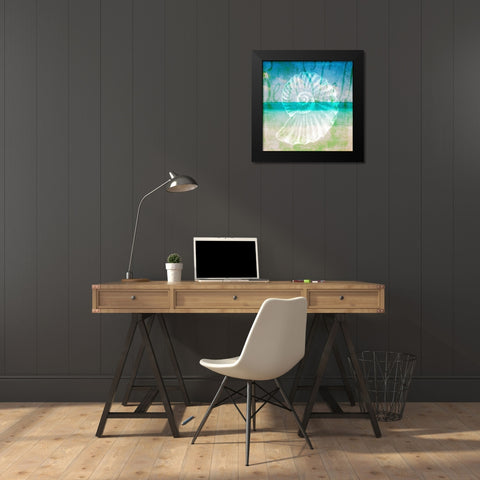 Sea 5 Black Modern Wood Framed Art Print by LightBoxJournal