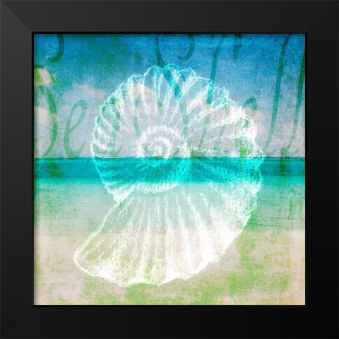 Sea 5 Black Modern Wood Framed Art Print by LightBoxJournal