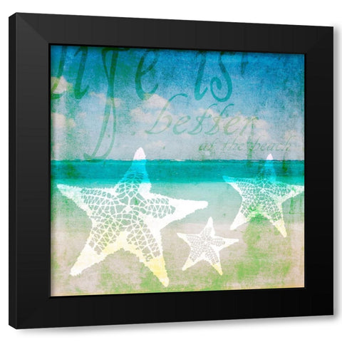 Sea 6 Black Modern Wood Framed Art Print by LightBoxJournal