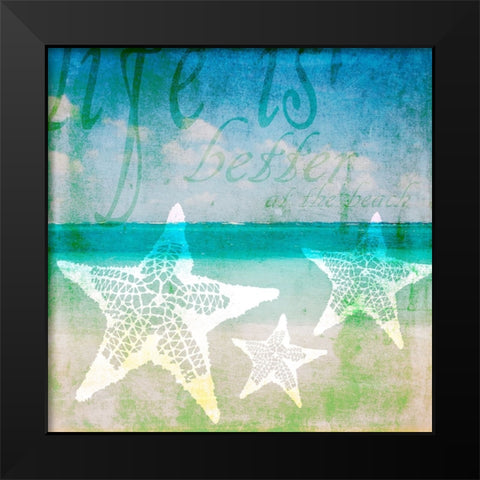 Sea 6 Black Modern Wood Framed Art Print by LightBoxJournal