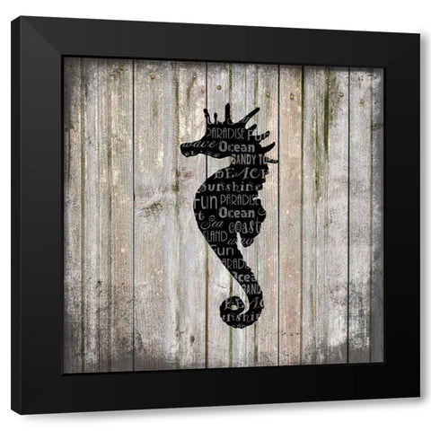 Country Sea V2 1 Black Modern Wood Framed Art Print by LightBoxJournal