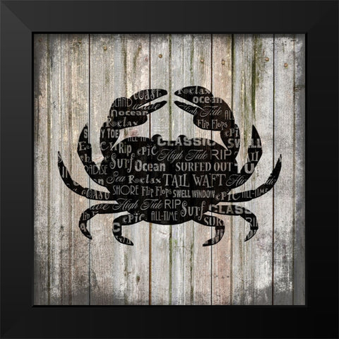 Country Sea V2 2 Black Modern Wood Framed Art Print by LightBoxJournal