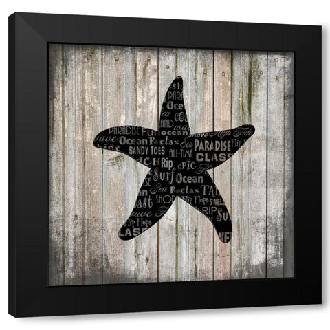 Country Sea V2 3 Black Modern Wood Framed Art Print by LightBoxJournal