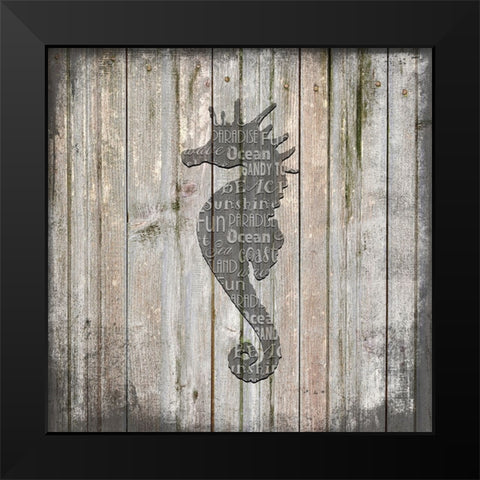 Country Sea V3 1 Black Modern Wood Framed Art Print by LightBoxJournal