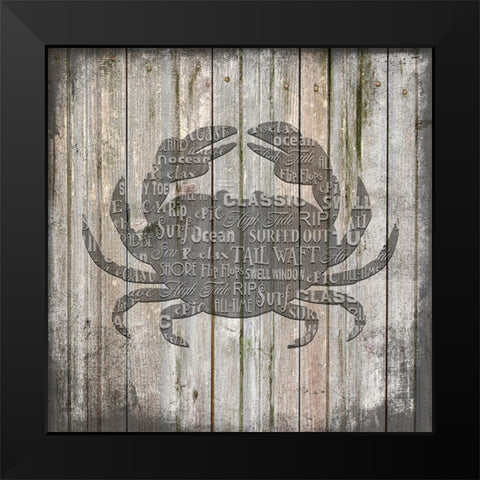 Country Sea V3 2 Black Modern Wood Framed Art Print by LightBoxJournal