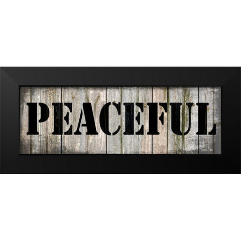 Country Sign 2 Black Modern Wood Framed Art Print by LightBoxJournal