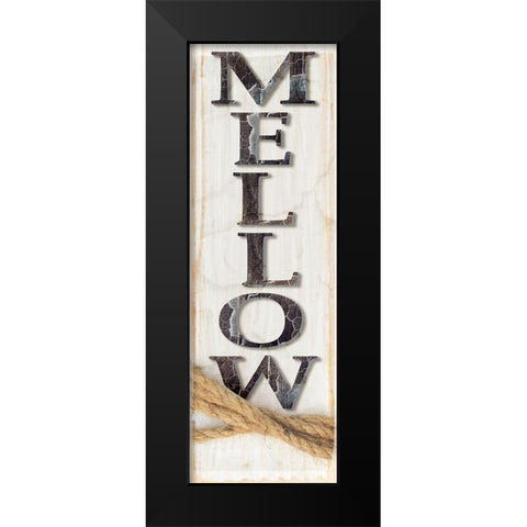 Country Wood Sign V1 2 Black Modern Wood Framed Art Print by LightBoxJournal