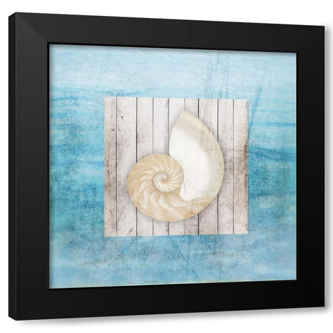 Framed Gypsy Sea V2 3 Black Modern Wood Framed Art Print with Double Matting by LightBoxJournal