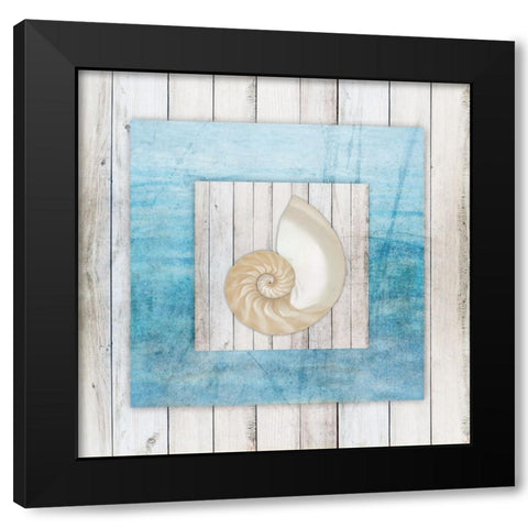 Framed Gypsy Sea V3 3 Black Modern Wood Framed Art Print with Double Matting by LightBoxJournal