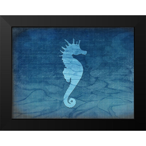 Gypsy Blue Cyanotype V5 Black Modern Wood Framed Art Print by LightBoxJournal