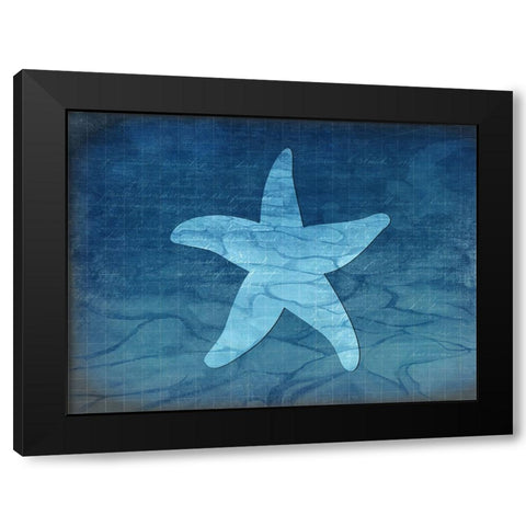 Gypsy Blue Cyanotype V6 Black Modern Wood Framed Art Print by LightBoxJournal