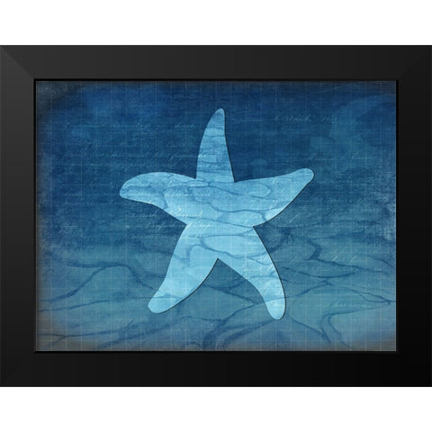 Gypsy Blue Cyanotype V6 Black Modern Wood Framed Art Print by LightBoxJournal