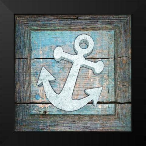 Gypsy Sea Blue Framed 1 Black Modern Wood Framed Art Print by LightBoxJournal