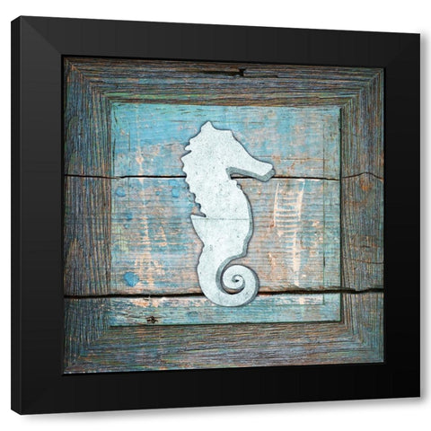 Gypsy Sea Blue Framed 2 Black Modern Wood Framed Art Print by LightBoxJournal