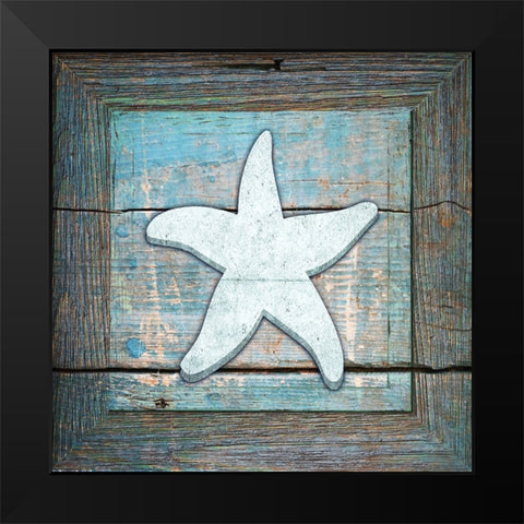 Gypsy Sea Blue Framed 3 Black Modern Wood Framed Art Print by LightBoxJournal