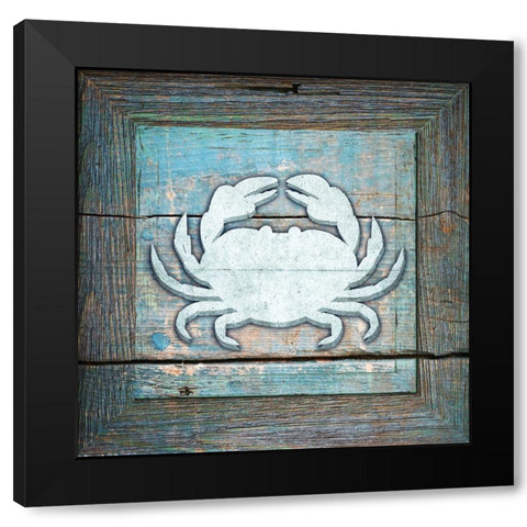 Gypsy Sea Blue Framed 4 Black Modern Wood Framed Art Print with Double Matting by LightBoxJournal