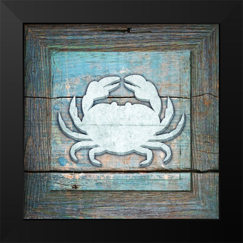 Gypsy Sea Blue Framed 4 Black Modern Wood Framed Art Print by LightBoxJournal