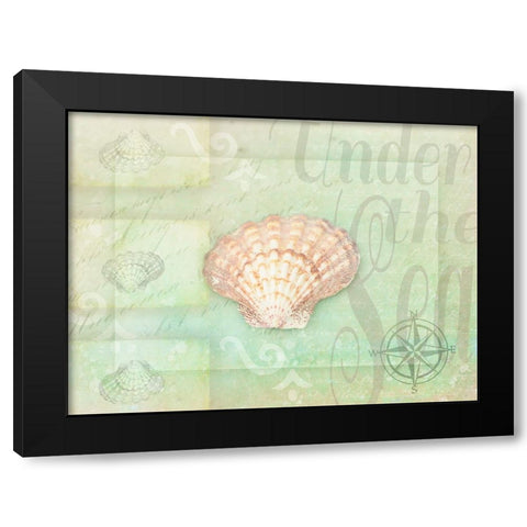 Gypsy Sea Green 1 Black Modern Wood Framed Art Print by LightBoxJournal