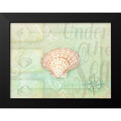 Gypsy Sea Green 1 Black Modern Wood Framed Art Print by LightBoxJournal